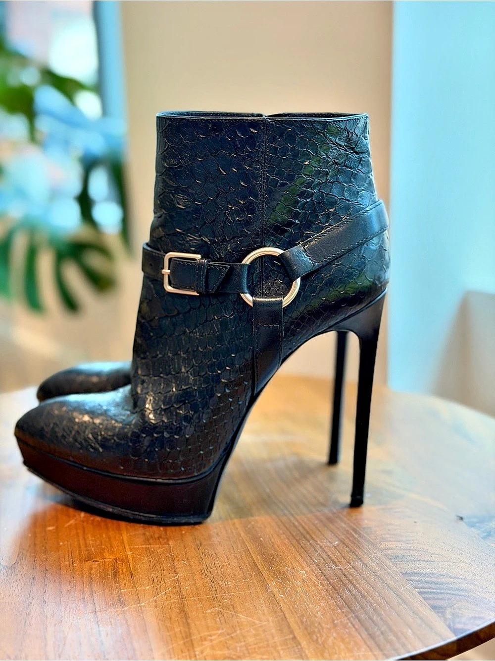 Saint Laurent Python Booties / EU 39 - Picture 3 of 10